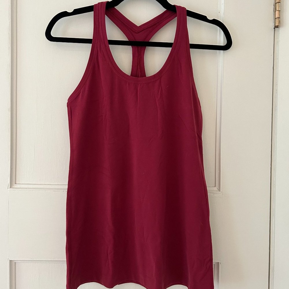 Lululemon Cool Racerback tank top, Nulu fabric, size 10